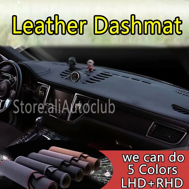 For Porsche Panamera 2017 2018 2019 Leather Dashmat Dashboard Cover Pad Dash Mat SunShade Carpet Custom Car Styling LHD+RHD