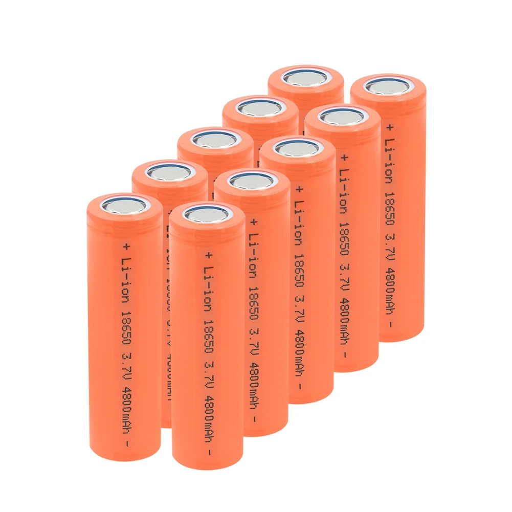 18650 Батарея 3,7 V 4800mAh литий-ионная литиевая аккумуляторная батарея с высоким разрядом большой ток батарея для фонарика фонарь