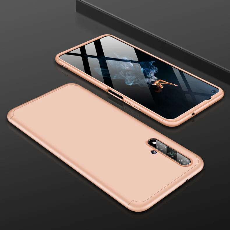 Koosuk 3-in-1 Back Cover For Huawei Honor 20 Pro Honor20 Lite PC Hard Matte Phone Protection Case Coque