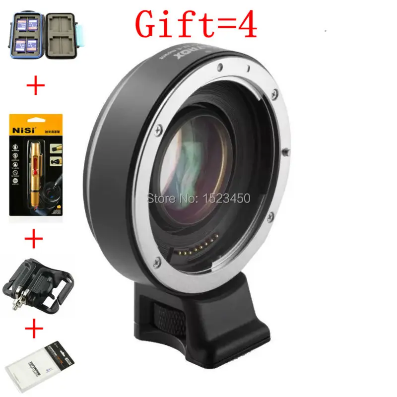 VILTROX EF E адаптер с автофокусом AF фокусным расстоянием усилитель для Canon Sony Mount APS C