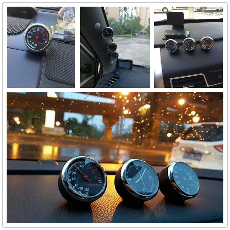 3 шт./компл. автомобильные часы термометр гигрометр|Приборы для измерения