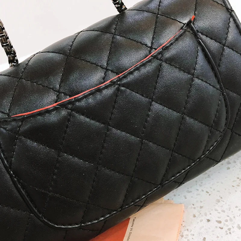 Кожа Для женщин дизайнер цепи плеча Crossbody Flap|Сумки с ручками| |