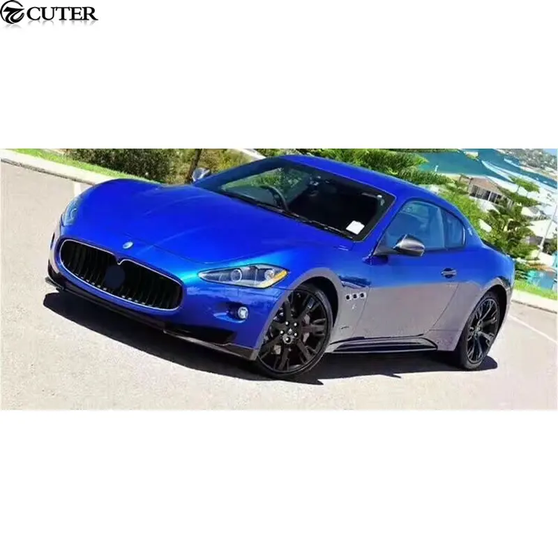 Углеродное волокно передний разделитель губ Авто фартук для Maserati GT Gran Turismo бампер