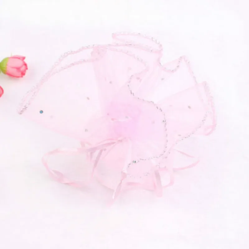 50 шт. блестки в горошек из органзы DIY мешочек для конфет мешочек для ювелирных изделий бусины Подарочная сумка для детского душа невесты, чтобы быть свадебным украшением для свадьбы. J