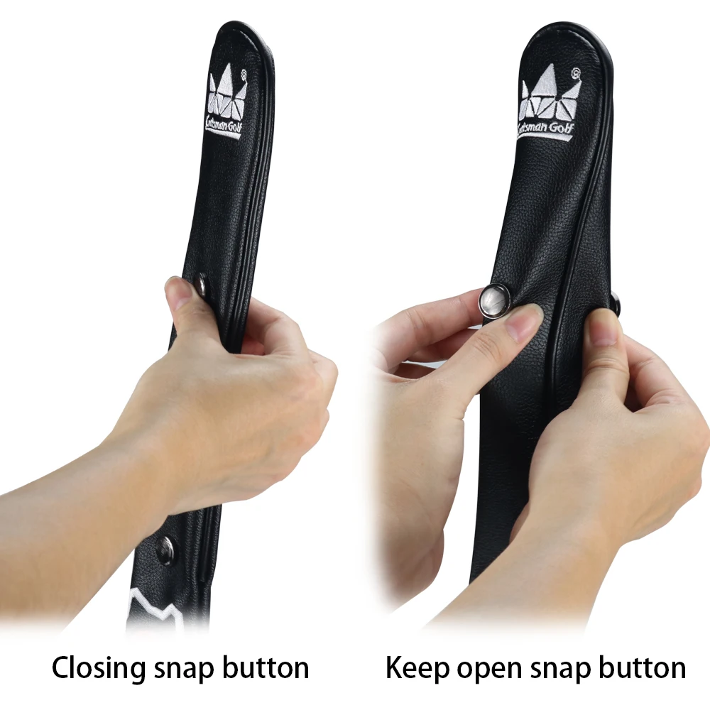 Чехлы для клюшек Golf Alignment Кожаные чехлы ручной работы высокого качества с