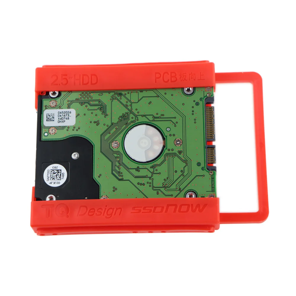 

Zeadow Plastic 2.5 Inch To 3.5 Inch SSD HDD Mounting Bracket Adapter 2.5" Hard Drive Holder For Desktop PC