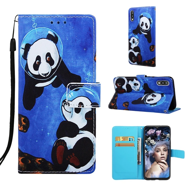 Чехол-книжка с откидной крышкой для Etui samsung Galaxy A10 A20 A30 A40 A50 A70 M10 M20 M30 S10 e Plus откидная крышка кожаный чехол-бумажник чехол для телефона Couqe