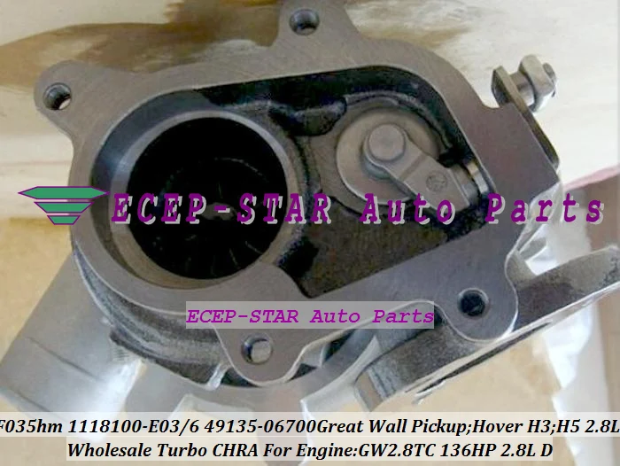 TF035 49135-06700 1118100-E06 1118100-E03 49135-06710 турбо для Great Wall GW Auto Pickup Hover H3 H5 Haval 2 8 T GW2.8TC 2.8L |