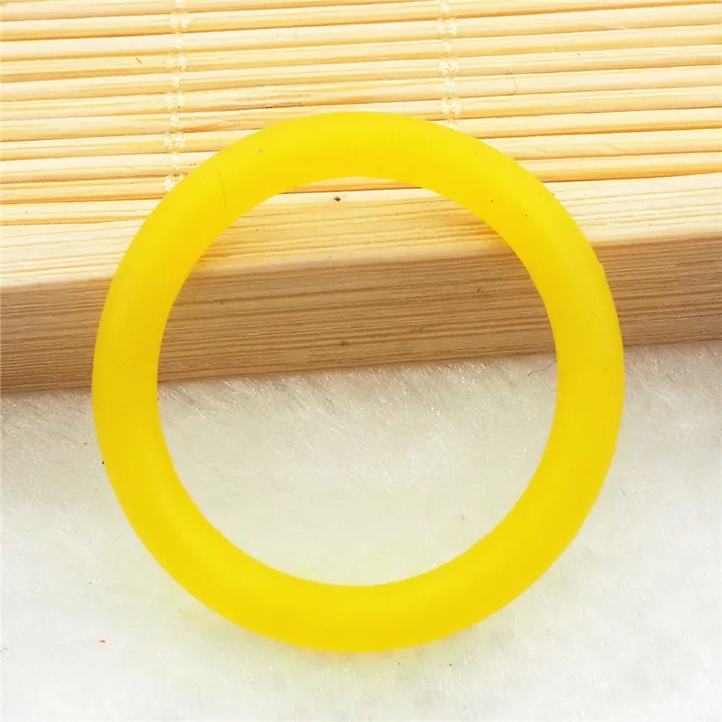 Yellow Chenkai 10 шт. без БФА, силиконовый адаптер уплотнительные кольца DIY Baby NUK MAM кольцо для соски Детская Подвеска Игрушка 20 цветов - Цвет: Yellow