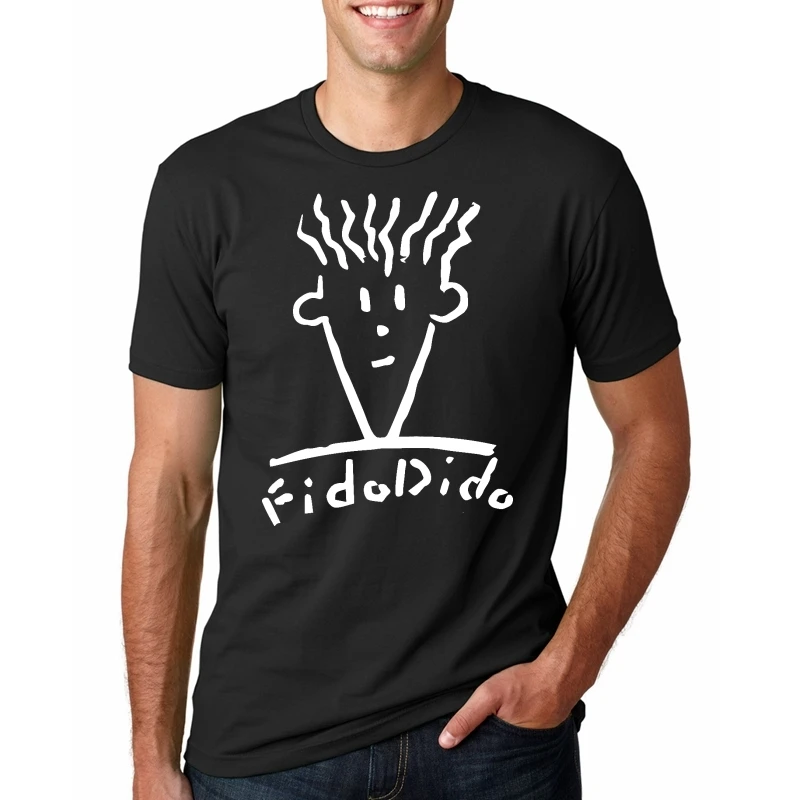 Fido Dido Pop Drink Мужская футболка с рисунком белая футболка с короткими рукавами удобные хлопковые топы плюс размер для мужчин