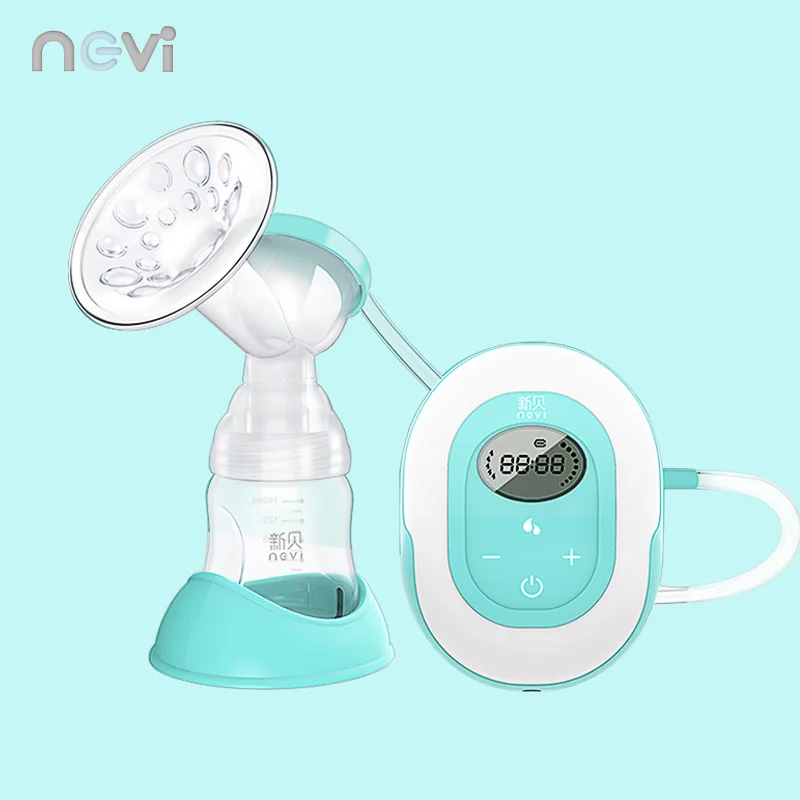 Ncvi Electric Breast Pump Lithium Battery Rechargeable Silicone Massage Breastfeeding Pull Out Electric Milk Extractor XB-8617-1