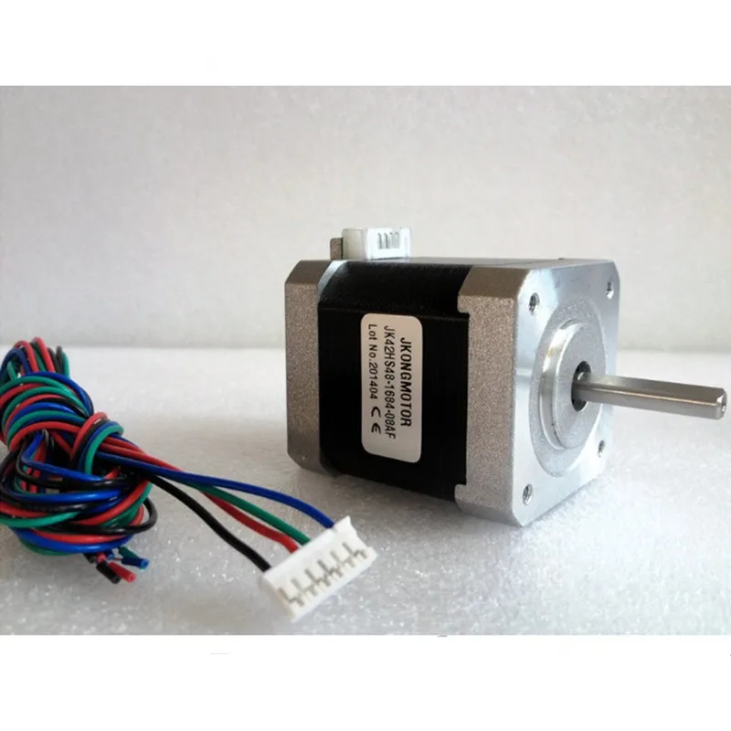 

1.8 degree Nema 17 stepper motor 42*48mm 42HS48-1684-08AF 1.68A 0.44NM nema17 stappenmotor 63Oz-in for CNC machine 3D printer