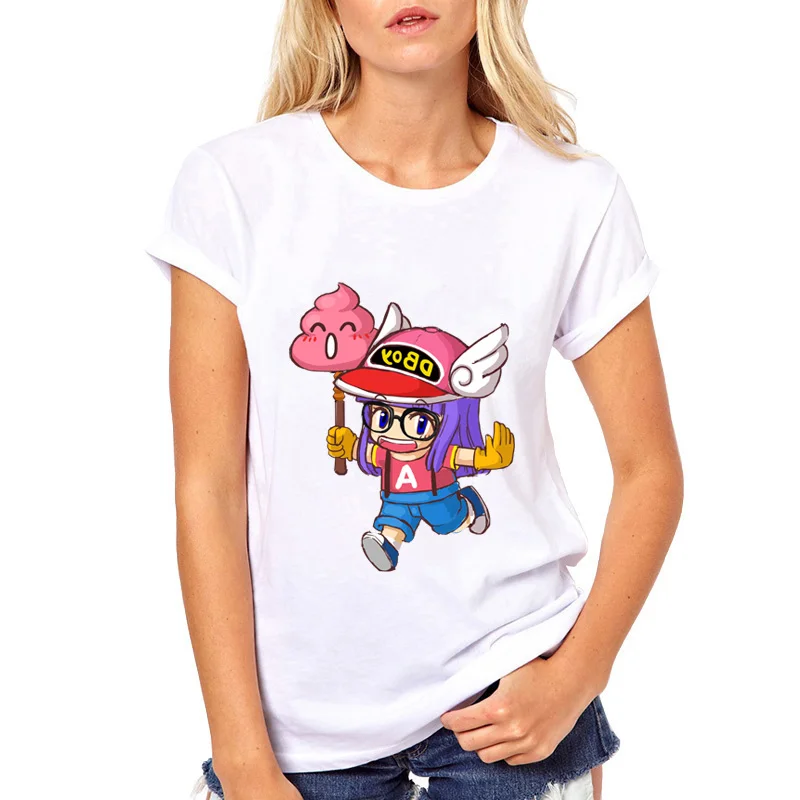 Picture-6 Новая брендовая Эстетическая футболка Женская harajuku Dragon Ball футболка Arale camiseta mujer футболка белая футболка женская - Цвет: Picture-6