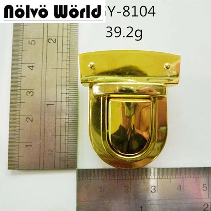 10 шт. легкие золотые Серебристые цвета сплав замочки женские модные сумки с