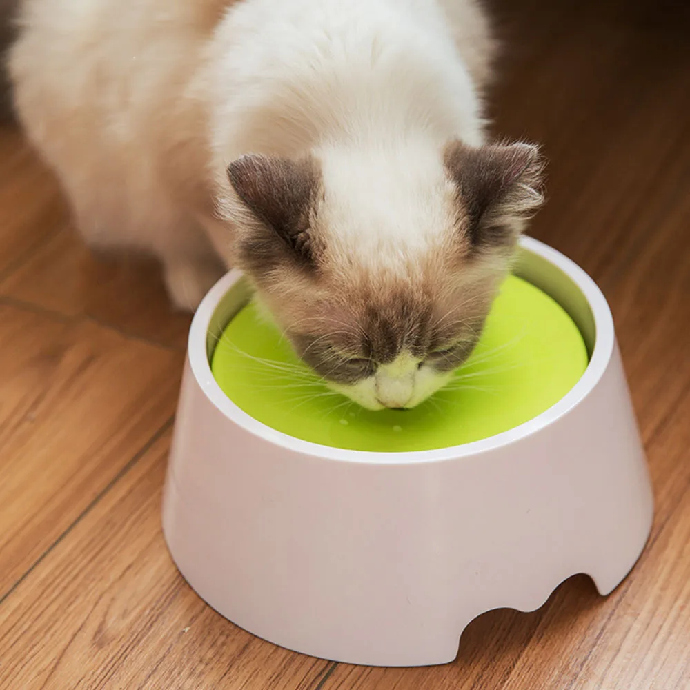 Petshy миска для питья собак, не мокрого рта, плавающая собака, кошка, миски для воды, АБС-пластик, защита от брызг, кормушка для домашних животных
