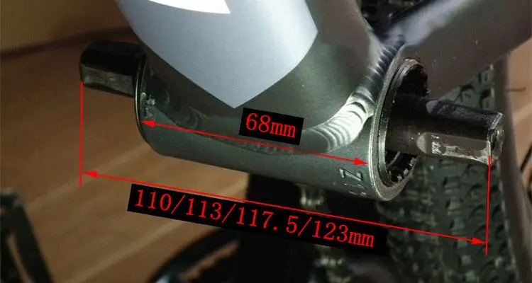 Shiman o каретка 68-110/117. 5/113/123 мм MTB велосипеда Hollowtech горный велосипед аксессуары Запчасти
