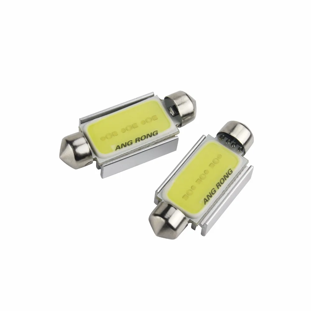 ANGRONG 2x высокомощсветодиодный COB Светодиодная лампа C5W 239 272 6 Вт без ошибок