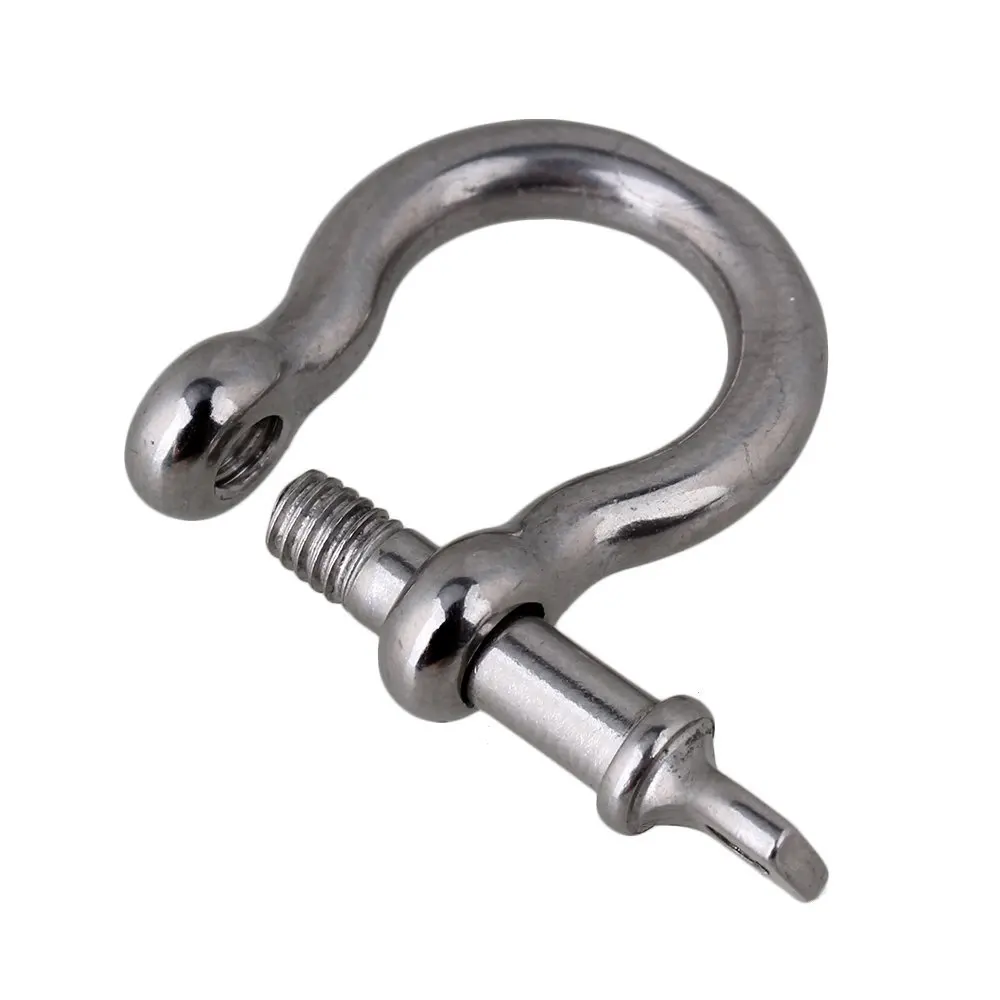 M4 серебро 304 Нержавеющая сталь нержавеющие Винт Pin Anchor лук сережкой штифт Европейский Стиль упаковка из 10