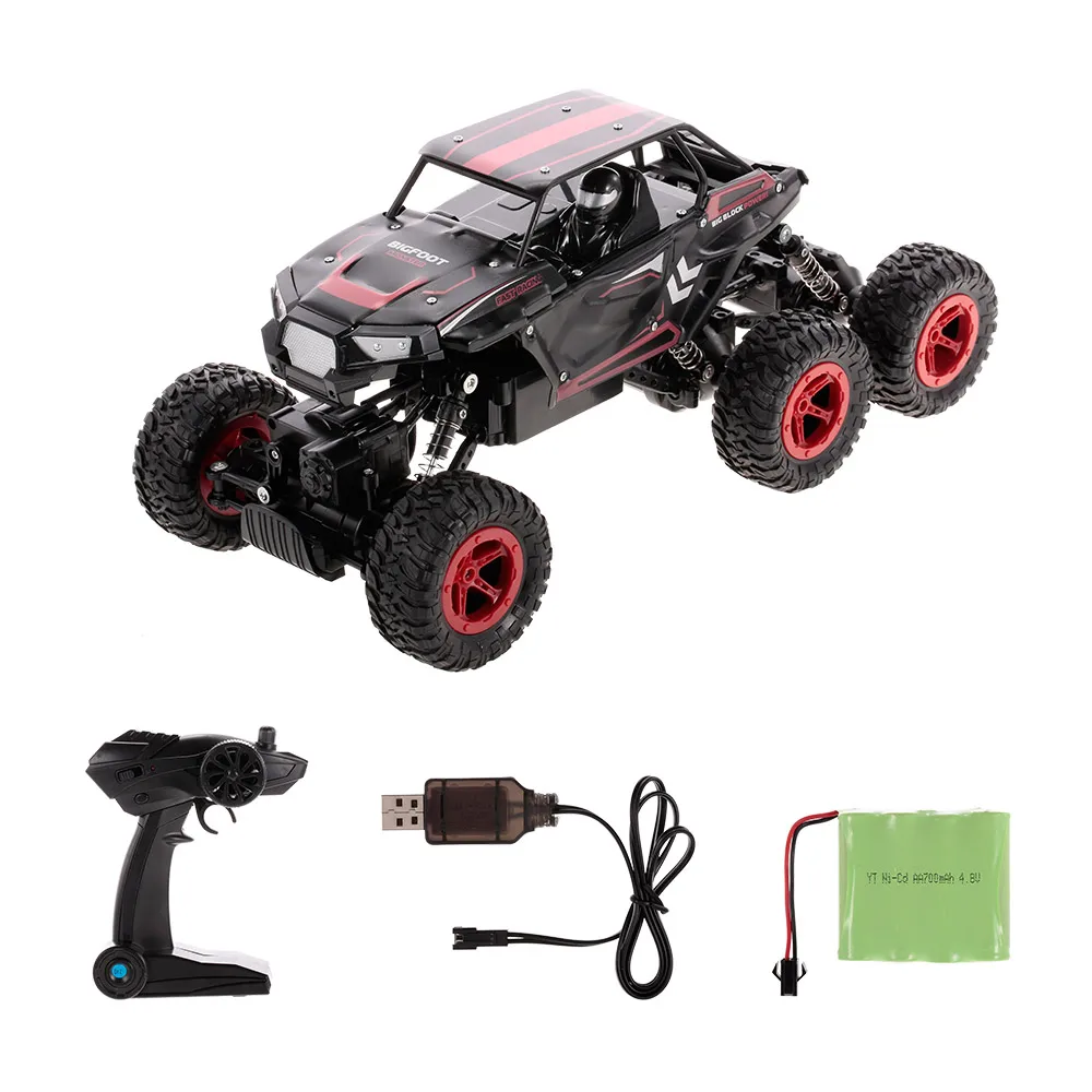 Радиоуправляемые машинки игрушки для детей D819 1/14 2 4 ГГц 6WD RC Рок гусеничный багги
