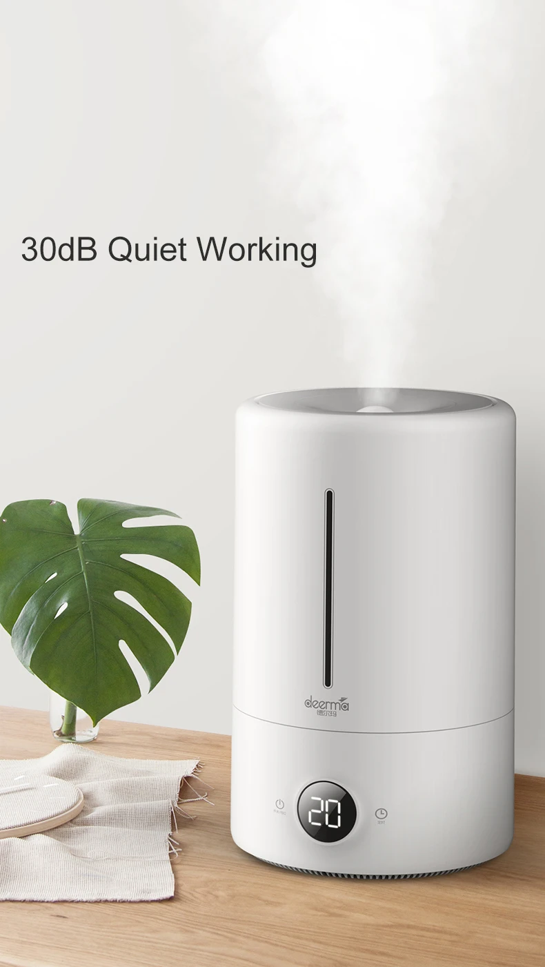 Увлажнитель воздуха xiaomi Mijia deerma 5L, 35 дБ, тихий, Очищающий воздух для помещений с кондиционированием воздуха, офисный, бытовой