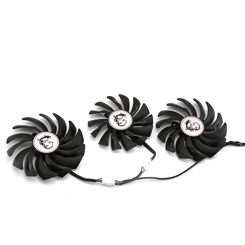 Для MSI GTX1080Ti GAMING X TRIO видеокарта вентилятор охлаждения PLD10010S12HH DC12V 0.40A