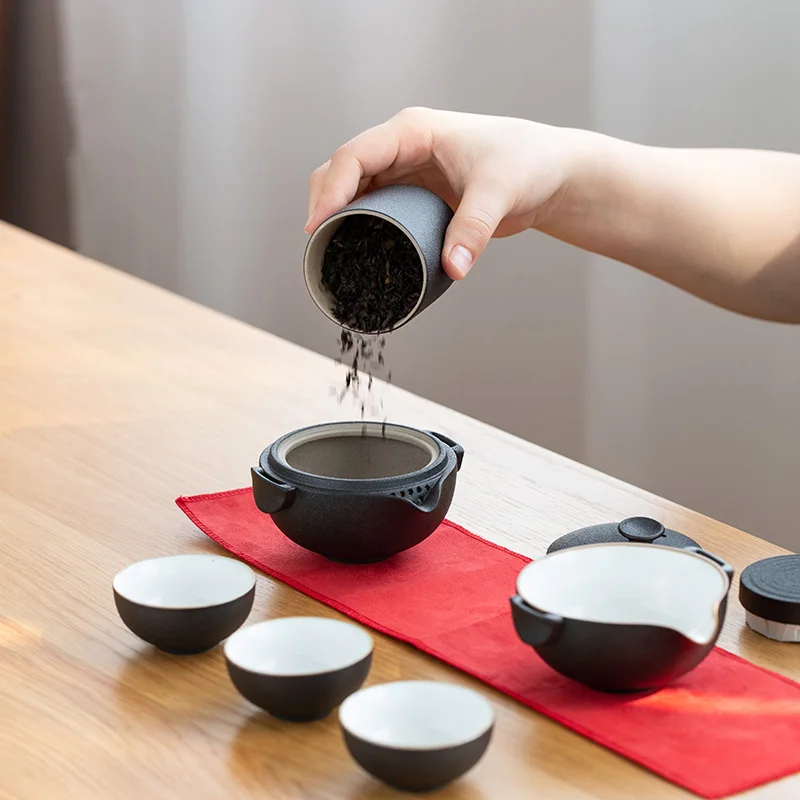 Керамический чайник TANGPIN чайные наборы gaiwan портативный дорожный чайный