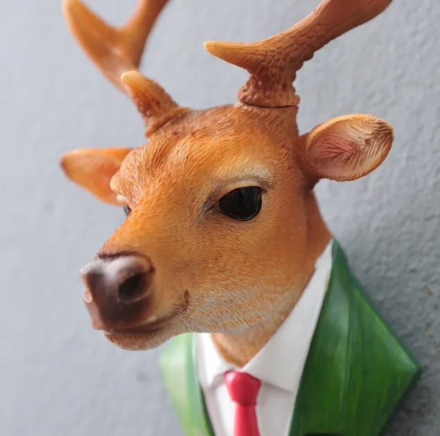 Смола Творческий 3D крючки в виде животных Эй пальто со шляпой Сумка Одежда