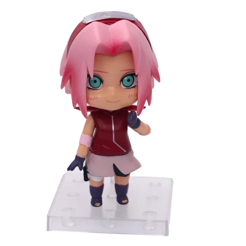 3 шт./компл. кукла Сакура Haruno Shippuden Uzumaki Q версия ПВХ Коллекционная Модель Коллекция