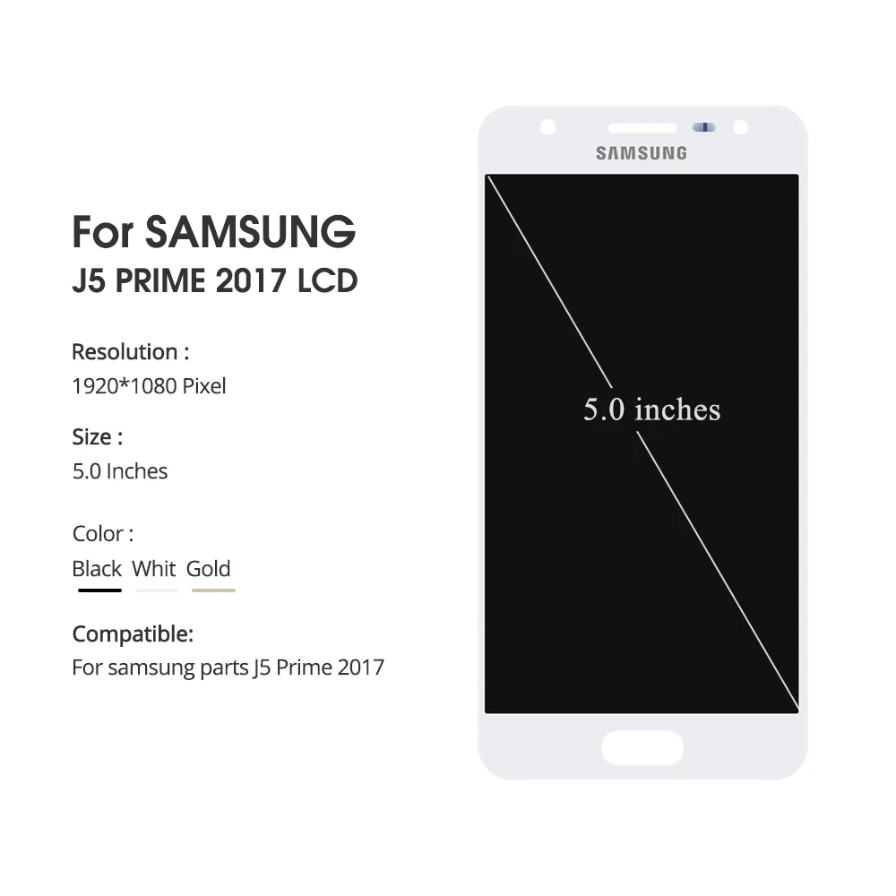 Оригинальный ЖК дисплей для Samsung Galaxy J5 Prime G570 G570F On5 2016 G5700 G571 сменный дигитайзер