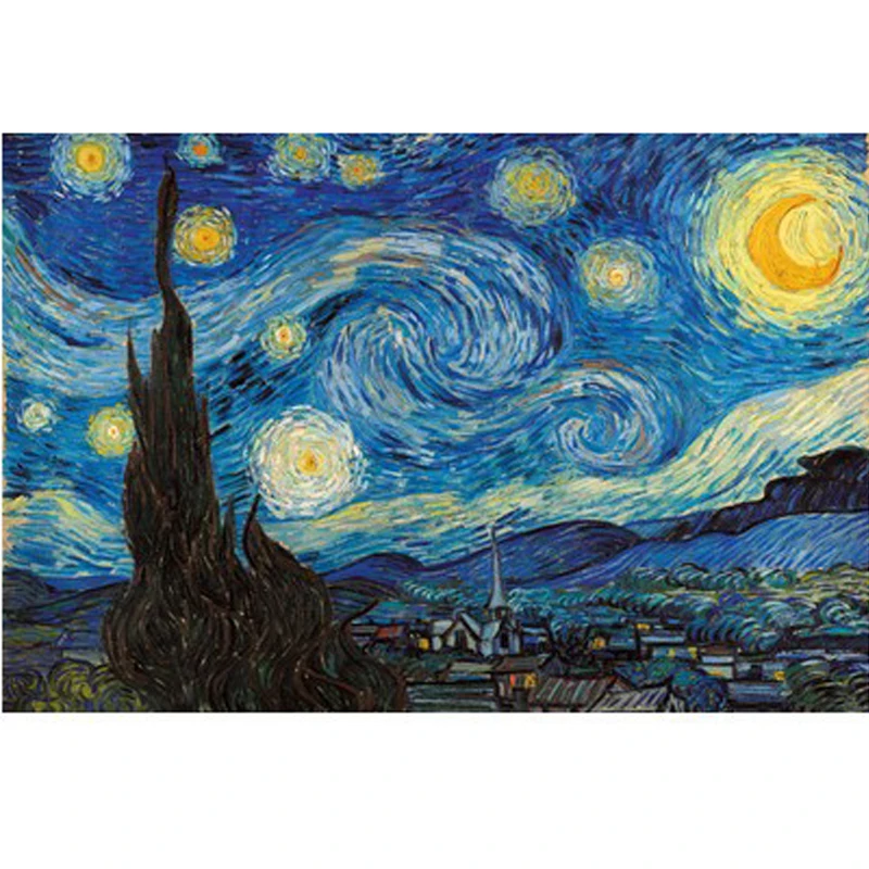 1000 Pieces Paper Jigsaw Puzzles Landscape Adult 16 Type World Painting Educational Puzzle Toys Christmas New Year Gift | Игрушки и