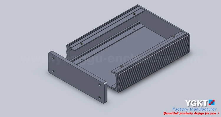 Алюминиевый корпус в сборе 150*45*200 мм|body|housing |