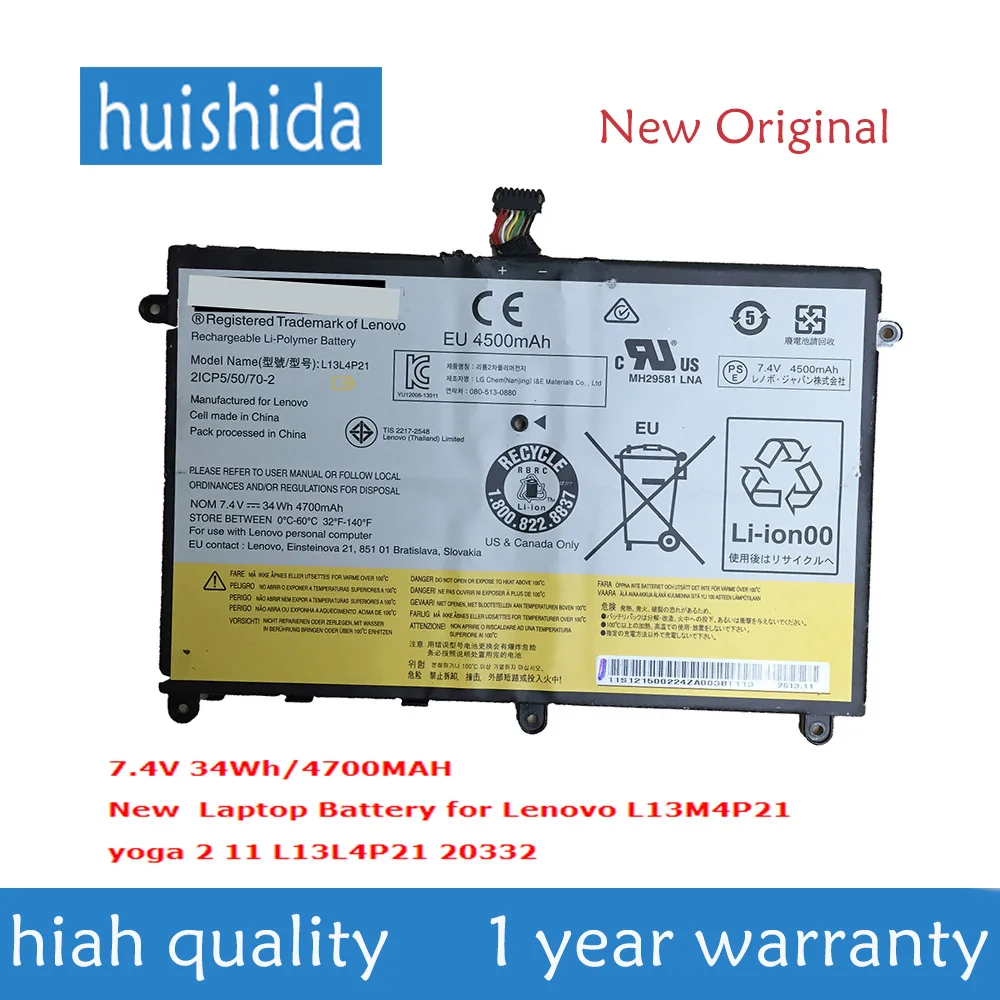 14 8 V 32wh L13M4P21 l13L4P21 L13S4P21 новый оригинальный аккумулятор для ноутбука Lenovo yoga 2 11
