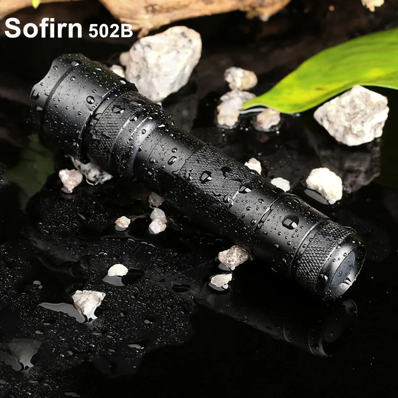 Sofirn 502B Мини светодиодный фонарик 18650 Cree 5 режимов EDC Penlight 850LM карманный тактический