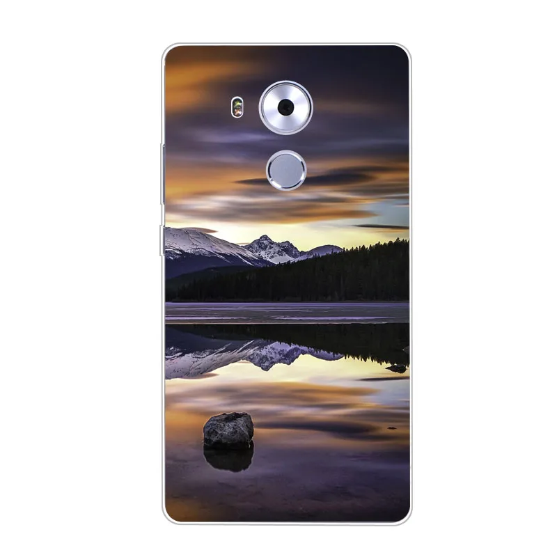 Чехол для huawei mate 8, силиконовый мягкий чехол из ТПУ с изображением космоса и Пейзажа для huawei mate 8, защитный чехол для телефона s shell