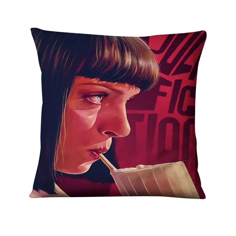 Супер мягкий бархат искусство декоративные подушки для диванов фильм Плакаты из