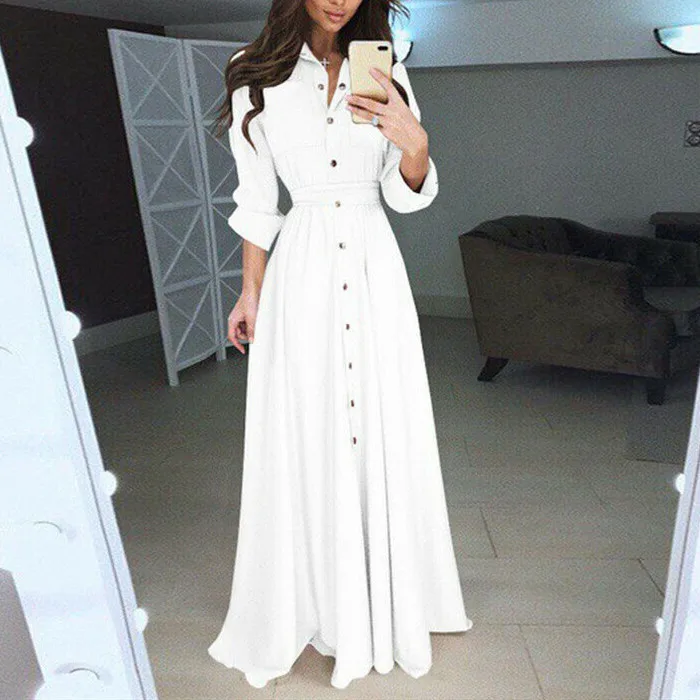 Новые женские платья Женская Повседневная хлопковая футболка с длинными