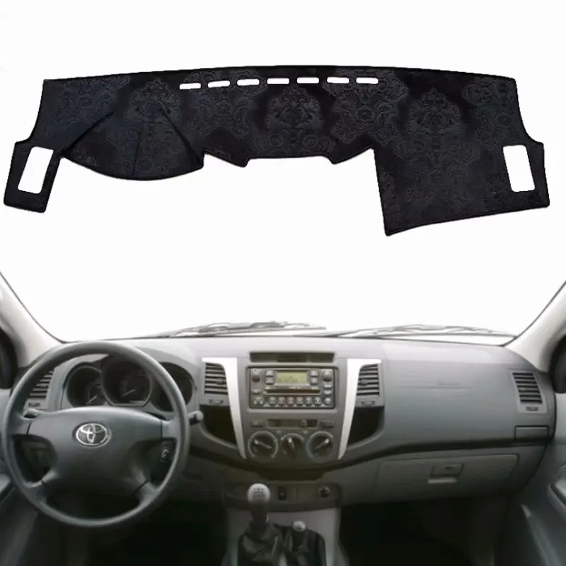 Фланелевый коврик для приборной панели Toyota Hilux Fortuner Sw4 Vigo Pick Up 2004 2005 2013