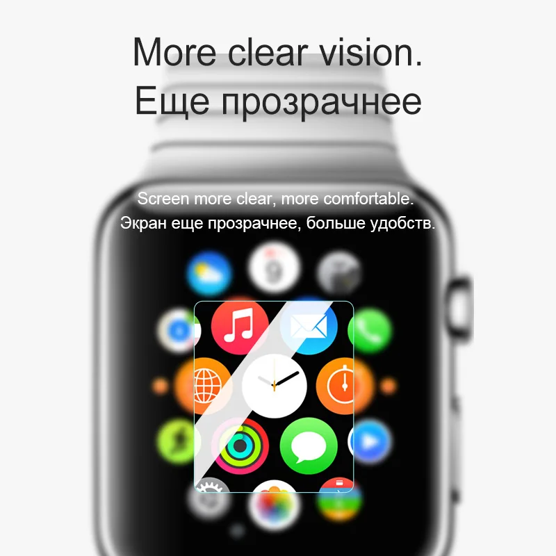 HOCO Оригинальное Закаленное стекло Защитная пленка для экрана Apple iWatch Series 2 3 38 мм 42