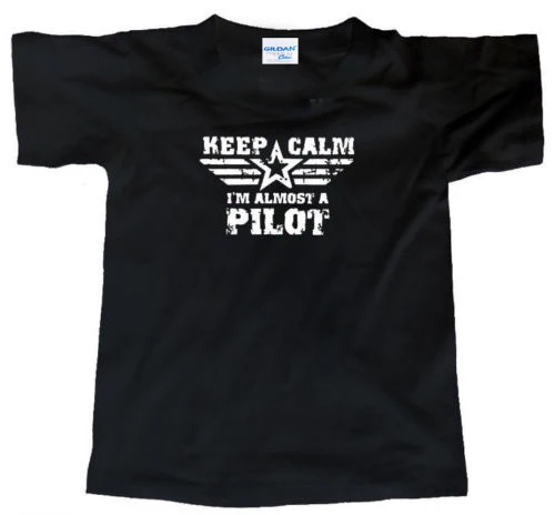 Распродажа новая модная летняя облегающая футболка Keep Calm I'M почти (Flight Simulator Rc Dvd