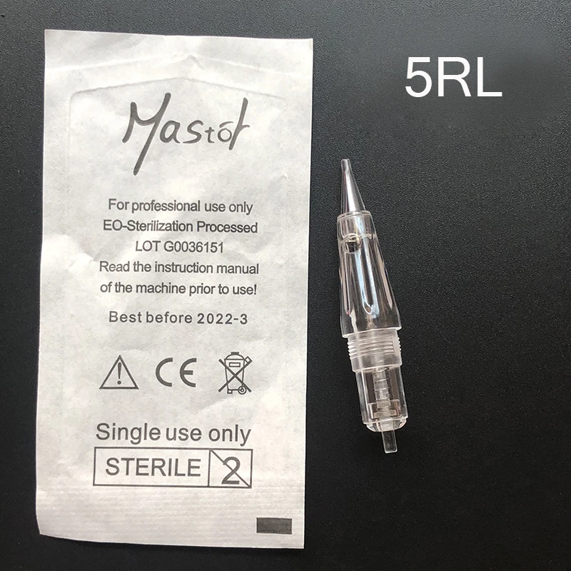 Одноразовая игла Mastor 5RL для перманентного макияжа роторная машина PMU винтовой