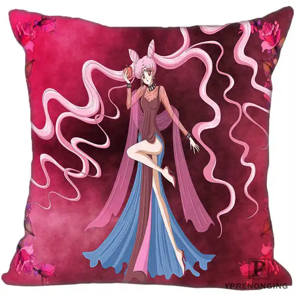 Square Pillowcases На Заказ Красивая наволочка Сейлор Мун Аниме квадратная молния наволочка(одна сторона) 180522-17-34 - Цвет: Square Pillowcases