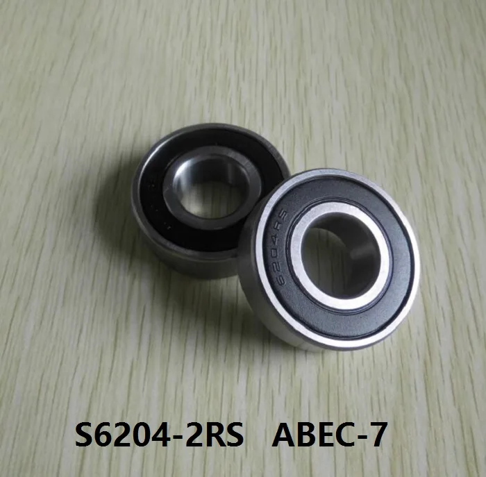 5 шт. ABEC 7 S6204 2RS 20x47x14 мм из нержавеющей стали Гибридный Si3N4 керамический Подшипник