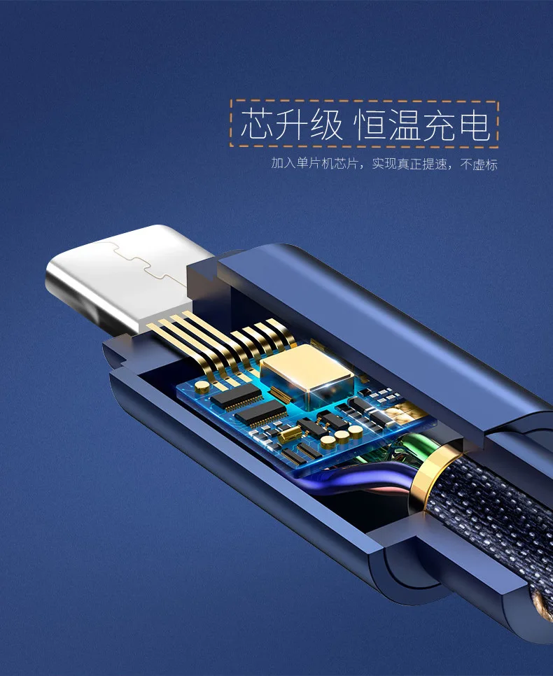 Кабель Micro USB 2.4A type-C для быстрой зарядки и передачи данных, кабель для samsung, Xiaomi, huawei, LG, кабели для мобильных телефонов на базе Android
