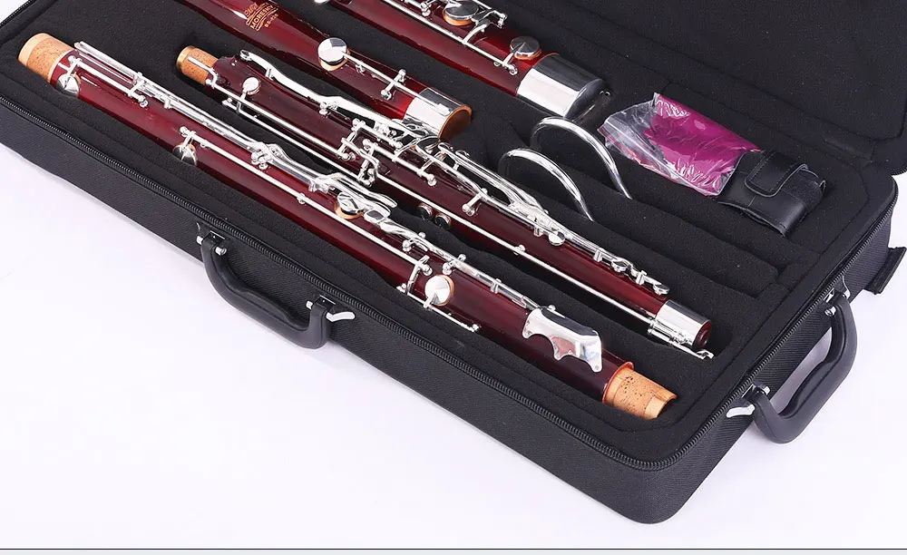 MORESKY Professional C тон Bassoon Мельхиор серебряный ключ кленовый корпус Bassoon