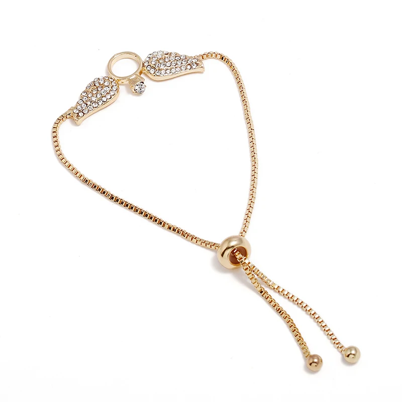 2018 исламские украшения золотого цвета крыло массивные браслеты для женщин Pulseras