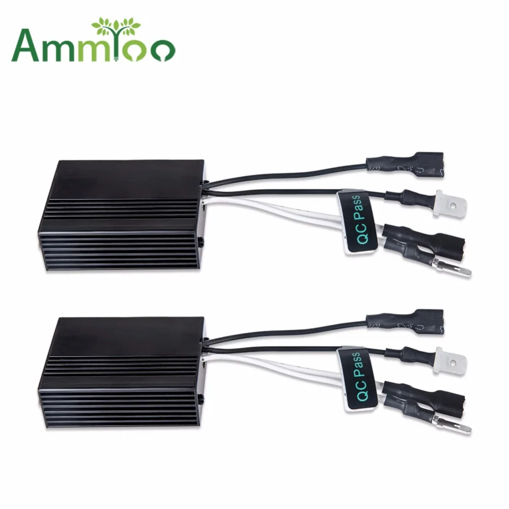 AmmToo 2 шт. без ошибок H7 светодиодный Canbus декодер для Светодиодный ных