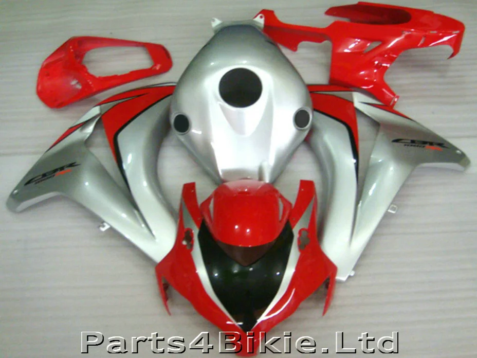 Литьём под давлением Лидер продаж обтекателей для Honda CBR1000RR 08 09 10 11 красные