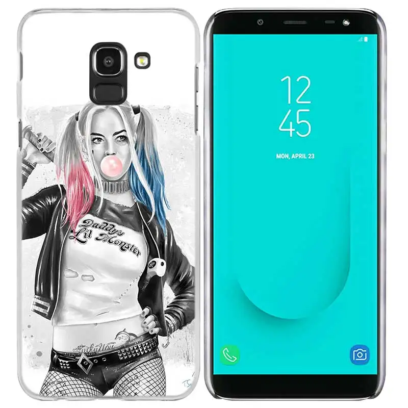 Жесткий пластиковый чехол-накладка для samsung Galaxy J2 J3 J4 J5 J6 J7 J8 Prime Plus Harley Quinn Suicide Squad Shell