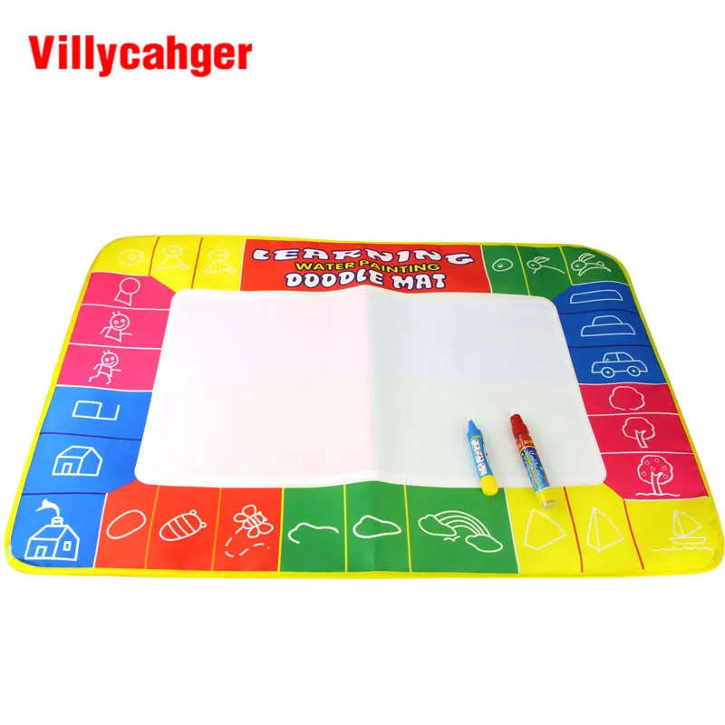 74x49cm Magic Water Doodle Mat with 2 Pen Colorful Reusable Kids Painting Board Play Educational Learning Toys | Игрушки и хобби