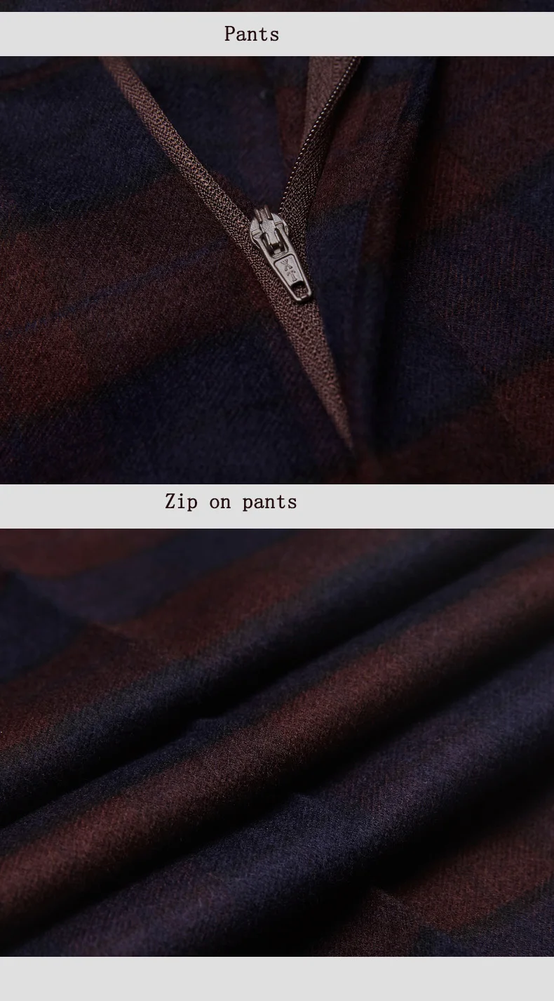 brown blue plaid wedding suits for men costume homme mariage( Jacket+Pants